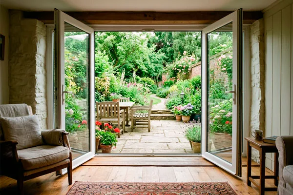 Штульповые алюминиевые двери