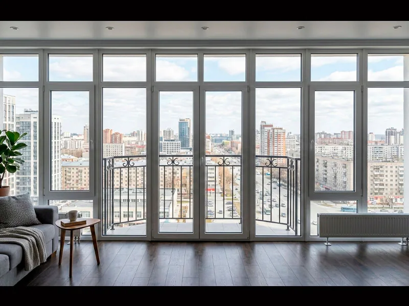 Французское остекление в новостройке