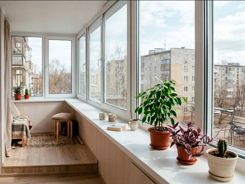 Балкон с выносом — увеличение полезной площади