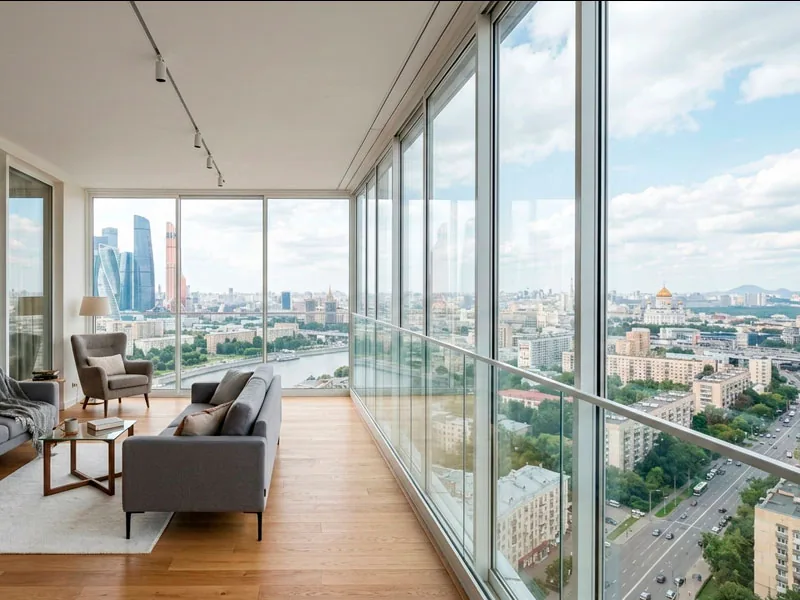 Панорамное остекление лоджии