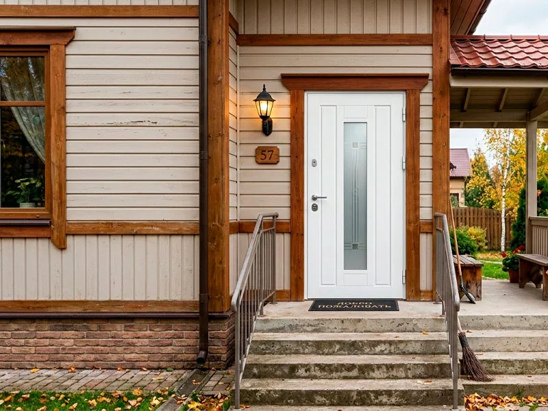 Входная дверь REHAU — коттедж