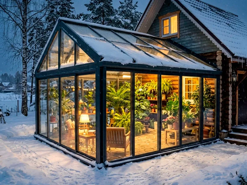 Зимний сад — алюминиевая конструкция